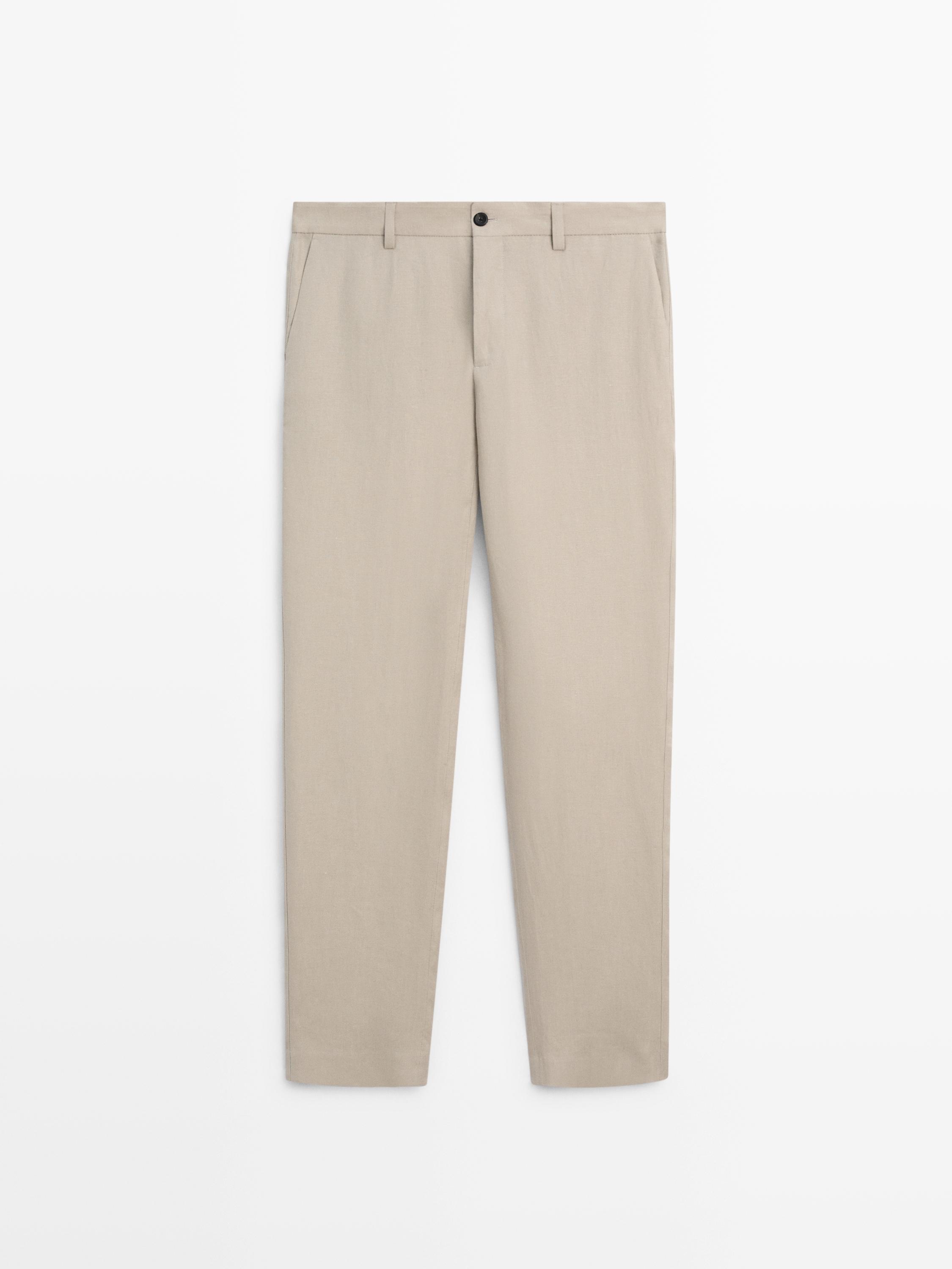 Pantalon de costume en lin